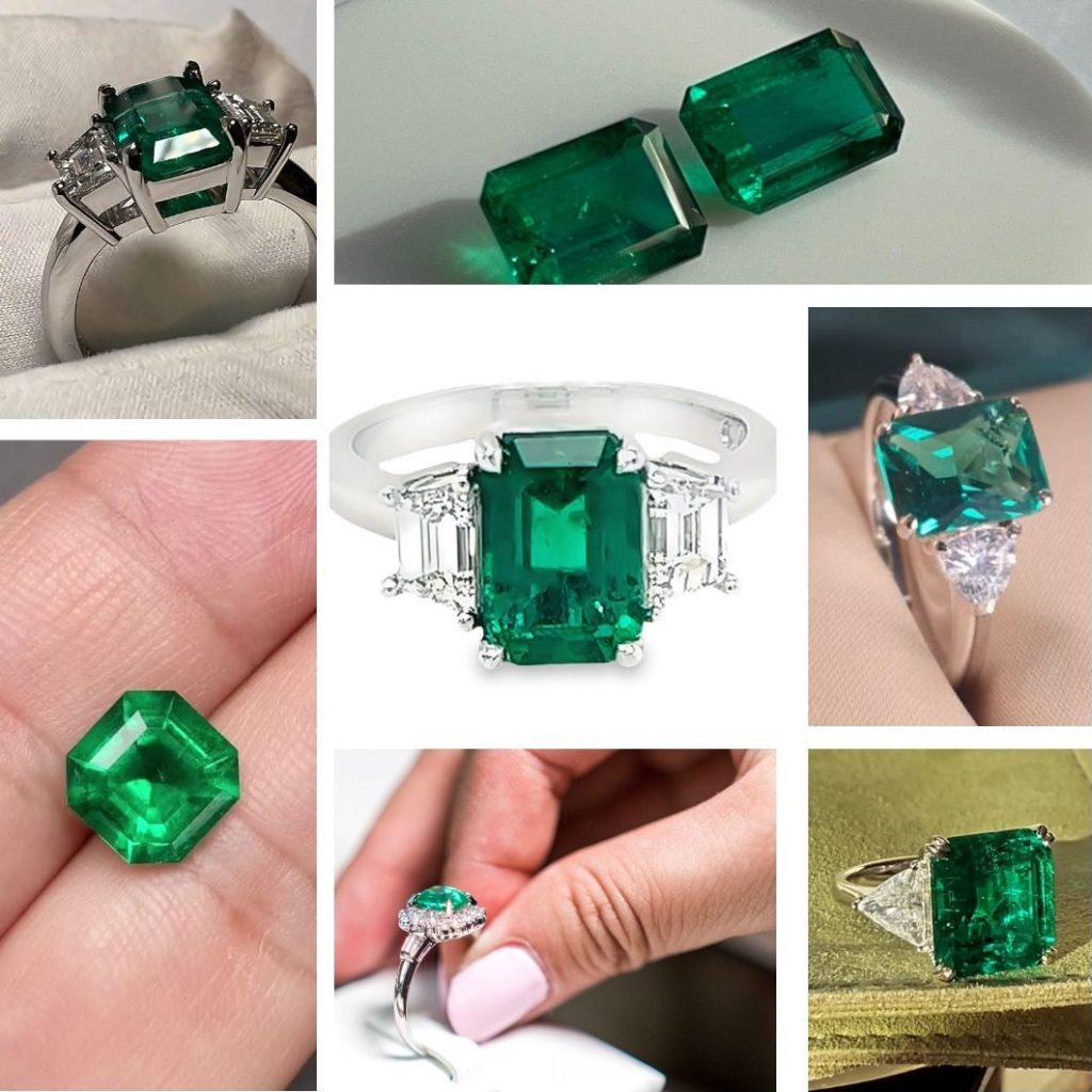 emerald jewellery and loose emeralds gallery